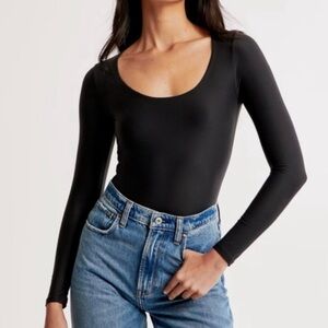 Abercrombie & Fitch Black Kids Bodysuit